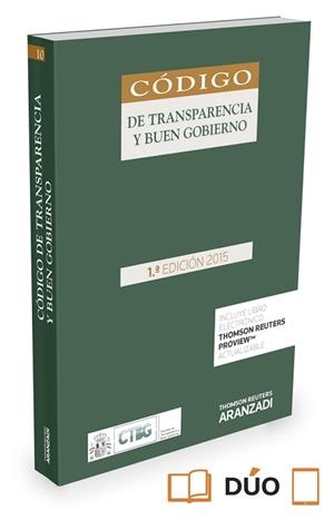 CODIGO DE TRANSPARENCIA Y BUEN GOBIERNO | 9788490986875
