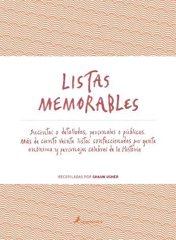 LISTAS MEMORABLES | 9788498387179 | USHER,SAHUN