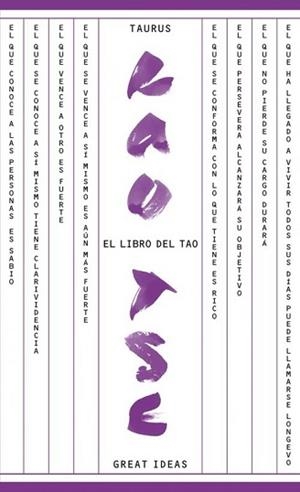 LIBRO DEL TAO | 9788430609307 | LAO TSE
