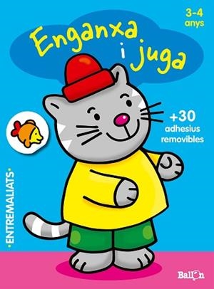 ENGANXA I JUGA 3-4 ANYS + 30 ADHESIUS REMOVIBLES | 9789463071451 | BALLON
