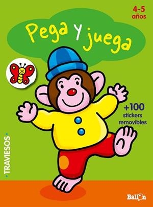 PEGA Y JUEGA 4-5 AÑOS + 100 STICKERS REMOVIBLES | 9789463071437 | BALLON