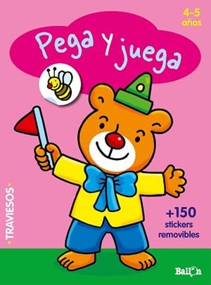 PEGA Y JUEGA 4-5 AÑOS + 150 STICKERS REMOVIBLES | 9789463071444 | BALLON