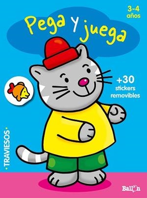 PEGA Y JUEGA 3-4 AÑOS + 30 STICKERS REMOVIBLES | 9789463071413 | BALLON