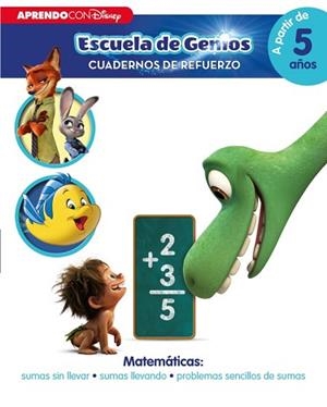 MATEMATICAS: SUMAS SIN LLEVAR, SUMAS LLEVANDO, PROBLEMAS SENCILLOS DE SUMAS A PARTIR DE 5 AÑOS | 9788416548323 | DISNEY