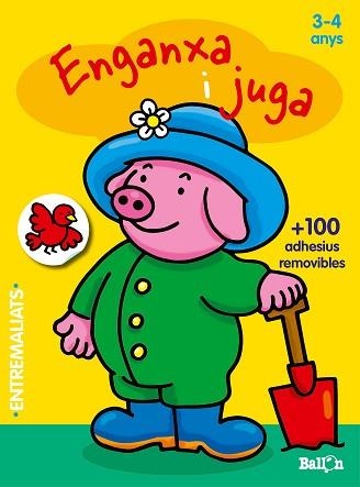 ENGANXA I JUGA 3-4 ANYS + 100 ADHESIUS REMOVIBLES | 9789463071468 | BALLON