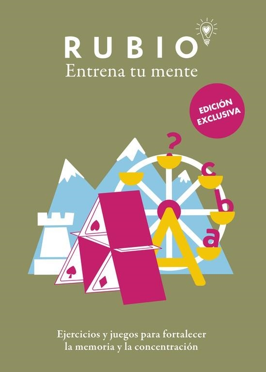 RUBIO ENTRENA TU MENTE EJERCICIOS Y JUEGOS PARA FORTALECER LA MEMORIA Y LA CONCENTRACION | 9788403515017