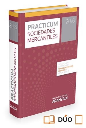 PRACTICUM DE SOCIEDADES MERCANTILES 2016 | 9788490989722 | ARAMBURU GRANADO, NEREA/BRAVO MÉNDEZ, MARTA/IRIBAS POHER, BLANCA/JURADO RODRÍGUEZ, ANA BELÉN/MARTÍNE