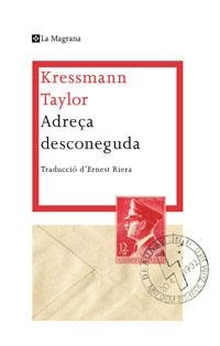 ADREÇA DESCONEGUDA | 9788482649580 | TAYLOR,KRESSMANN