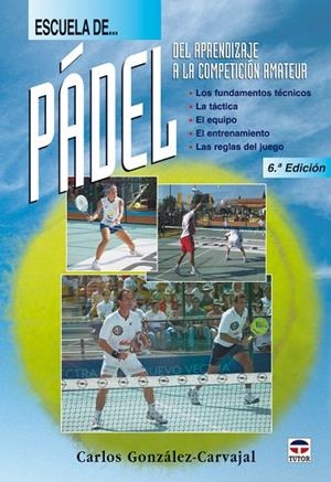 PADEL DEL APRENDIZAJE A LA COMPETICION AMATEUR | 9788479025328 | GONZALEZ-CARVAJAL,CARLOS