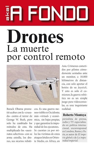 DRONES. LA MUERTE POR CONTROL REMOTO | 9788446039952 | MONTOYA,ROBERTO