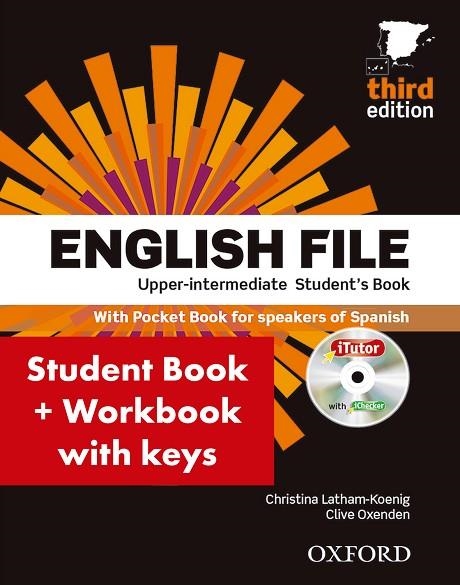 ENGLISH FILE UPPER INTERMEDIATE THIRD EDITION STUDENT´S BOOK + WORKBOOK WITH KEY PACK | 9780194558662 | OXENDEN,CLIVE LATHAM-KOENIG,CHRISTINA