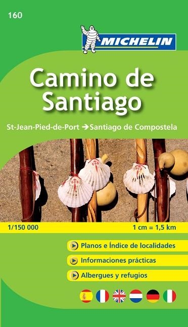 CAMINO DE SANTIAGO 1:150.000 | 9782067148055 | VARIOS AUTORES