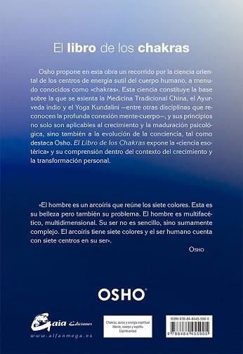 LIBRO DE LOS CHAKRAS. LA ENERGIA Y EL PODER CURATIVO DE LOS CUERPOS CELESTES | 9788484455905 | OSHO