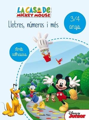 LLETRES NUMEROS I MES 3/4 ANYS+ADHESIUS | 9788490578179 | DISNEY
