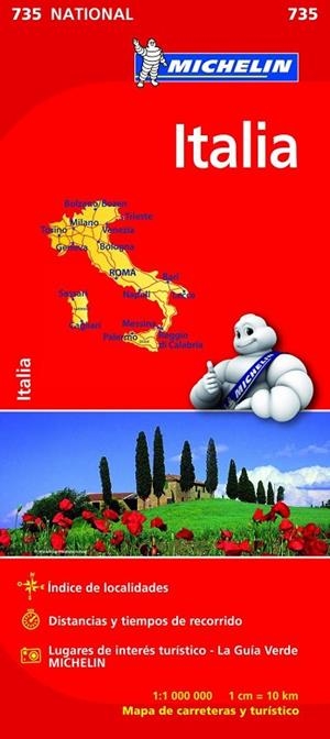 ITALIA MAPA 735 | 9782067200173 | VARIOS AUTORES