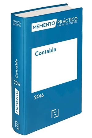 MEMENTO PRACTICO CONTABLE 2016 | 9788416268610 | LEFEBVRE,FRANCIS