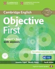 OBJECTIVE FIRST CERTIFICATE STUDENT´S BOOK + KEY + CD ROM | 9788483236918 | CAPEL,ANNETTE SHARP,WENDY