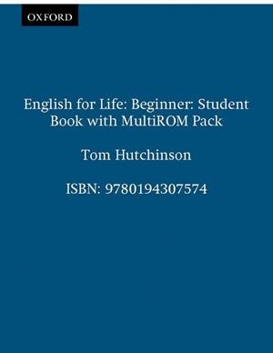 ENGLISH FOR LIFE BEGINNER STUDENT´S BOOK | 9780194307574 | HUTCHINSON,TOM