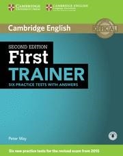 FIRST TRAINER. SIX PRACTICE TESTS WIH ANSWERS + DOWNLOAD CD´S | 9781107470187 | MAY,PETER