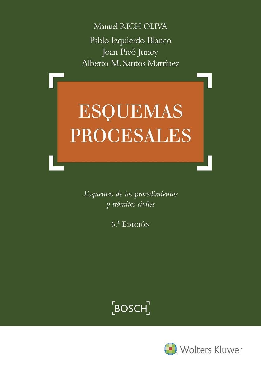 ESQUEMAS PROCESALES. ESQUEMAS DE LOS PROCEDIMIENTOS Y TRAMITE CIVILES | 9788490902486