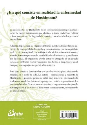 TIROIDITIS DE HASHIMOTO. PAUTAS PARA TRATAR LA CAUSA RAÍZ | 9788484456032 | WENTZ, IZABELLA