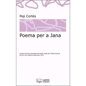 POEMA PER A JANA | 9788413030036 | CORTÈS VILA, PEP