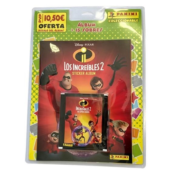 LOS INCREIBLES 2 BLISTER STICKER ALBUM + 15 SOBRES | 9788427871052