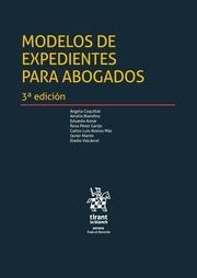 MODELOS DE EXPEDIENTES PARA ABOGADOS | 9788491903673 |  ÁNGELA COQUILLAT VICENTE MARÍA AMALIA BLANDINO GARRIDO EDUARDO AZNAR GINER
