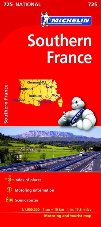 MAPA FRANCIA MITAD SUR 1:1.000.000 | 9782067228733
