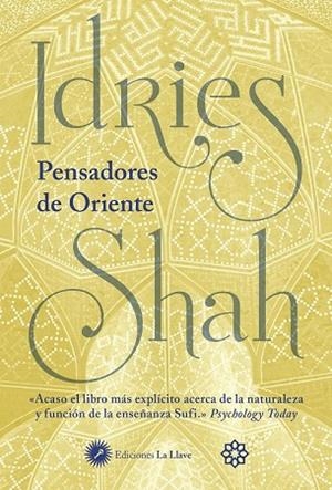 PENSADORES DE ORIENTE. ESTUDIOS EN EMPIRISMO | 9788416145621 | SHAH,IDRIES