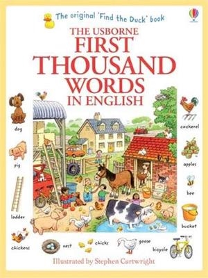 THE USBORNE FIRST THOUSAND WORDS IN ENGLISH | 9781409562894