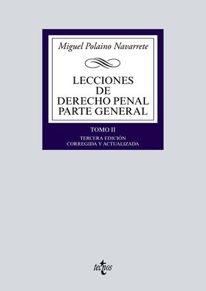 LECCIONES DE DERECHO PENAL PARTE GENERAL TOMO 2  | 9788430972159 | POLAINO NAVARRETE, MIGUEL