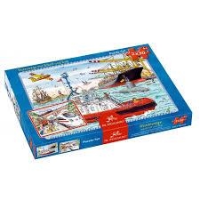 PUZZLE EN VAIXELL I EN TREN  2 PUZZLES DE 30 PECES  +4 ANYS | 4029753114242