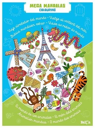 MEGA MANDALAS.  ANIMALES Y MUNDO | 9789403209524