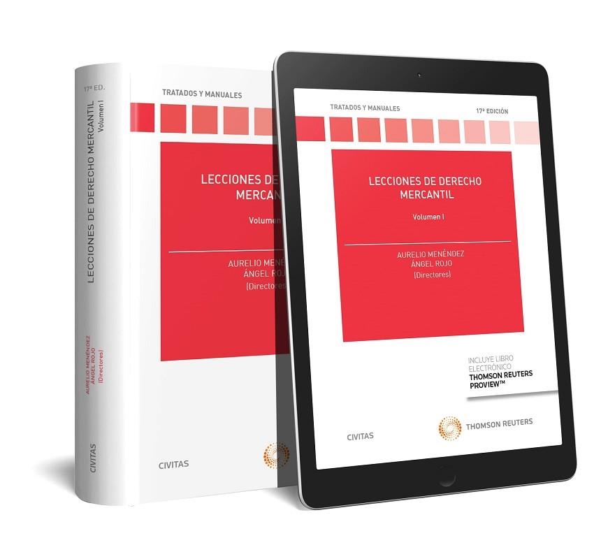 LECCIONES DE DERECHO MERCANTIL VOLUMEN 1 (PAPEL + E-BOOK) | 9788491978718 | MENÉNDEZ MENÉNDEZ, AURELIO/ROJO FERNÁNDEZ-RÍO, ANGEL