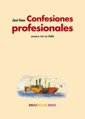 CONFESIONES PROFESIONALES | 9788417550134 | GAOS, JOSÉ