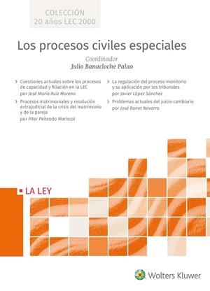 LOS PROCESOS CIVILES ESPECIALES (4 VOLS) | 9788490207970 | BANACLOCHE PALAO, JULIO