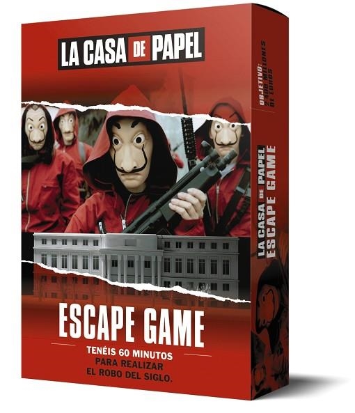 LA CASA DE PAPEL. ESCAPE GAME. TENEIS 60 MINUTOS PARA REALIZAR EL ROBO DEL SIGLO | 9788417720438