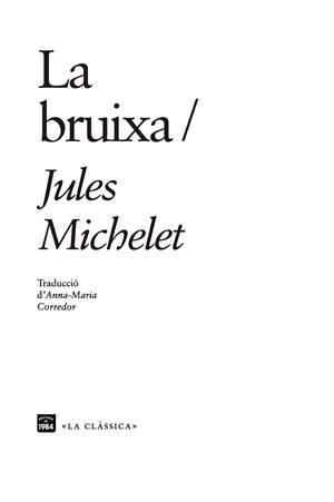 LA BRUIXA | 9788416987610 | MICHELET, JULES