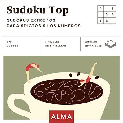 SUDOKU TOP. SUDOKUS EXTREMOS PARA ADICTOS A LOS NUMEROS | 9788418008450