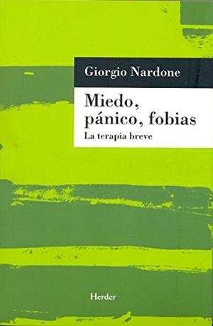 MIEDO, PÁNICO, FOBIAS | 9788425444029 | NARDONE, GIORGIO