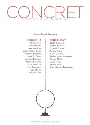 CONCRET. ECONOMIA I PENSAMENT 1 | 9788417469191 | SERRA RAMONEDA, ANTONI/ VVAA
