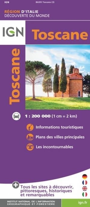 TOSCANE 1:200.000 -IGN | 9782758550723