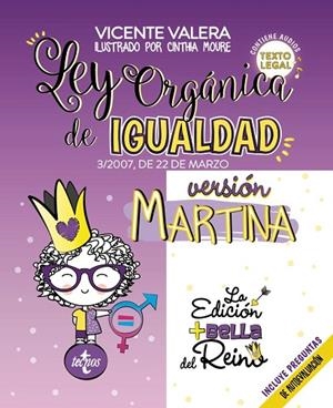 LEY ORGÁNICA DE IGUALDAD. VERSIÓN MARTINA. 3/2007, DE 22 DE MARZO. TEXTO LEGAL. INCLUYE AUDIOS Y PREGUNTAS DE AUTOEVALUACIÓ | 9788430978922 | VALERA, VICENTE