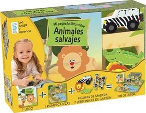 ANIMALES SALVAJES.(MI PEQUEÑO SAFARI).(CAJA PUZZLE | 9788742550762