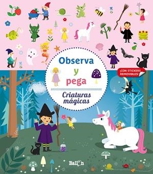 OBSERVA Y PEGA - CRIATURAS MÁGICAS | 9789403219288