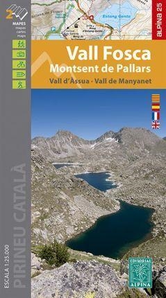 VALL FOSCA 1:25.000 MONTSENT DE PALLARS -ALPINA | 9788480908344