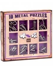 SET 10 MINI METAL PUZZLE MORADO | 5425004733597