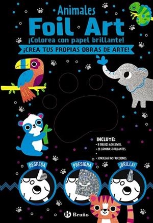 FOIL ART. COLOREA CON PAPEL BRILLANTE. ANIMALES | 9788469628577