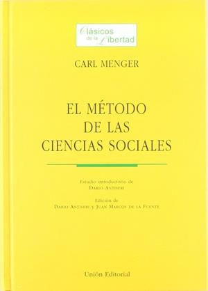 EL MÉTODO DE LAS CIENCIAS SOCIALES | 9788472094369 | MENGER, CARL